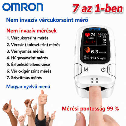 🔥 2026 Az Omron™ piacra dobja az újonnan megjelent, nem invazív, intelligens vércukorszintmérőjét 🔥