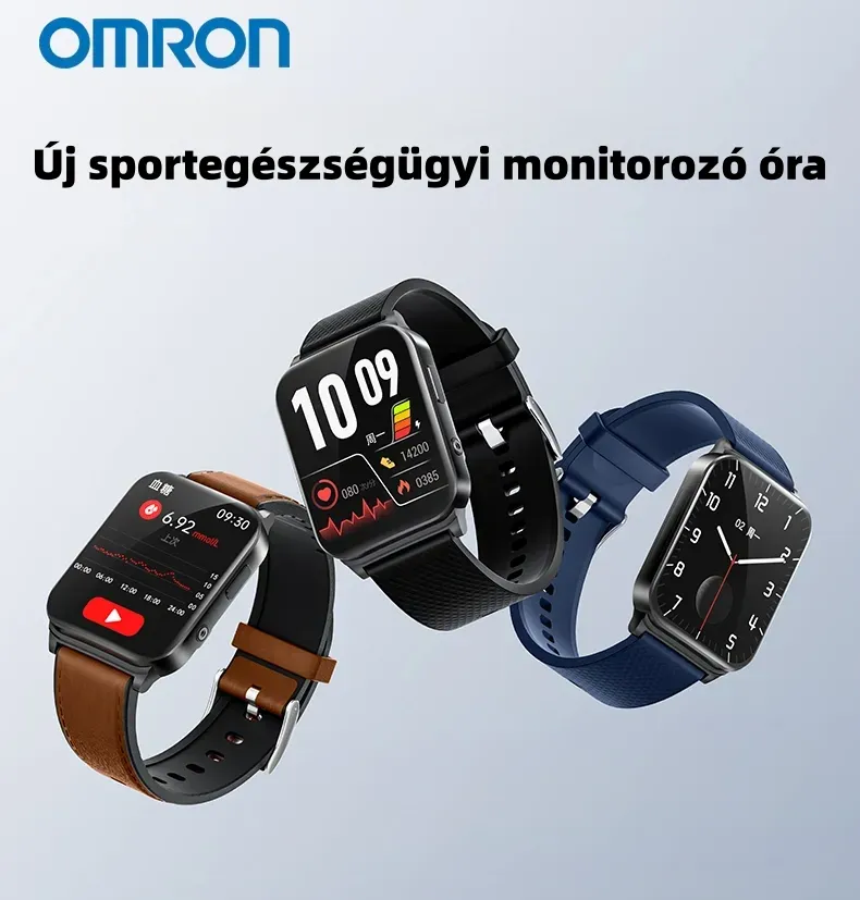 OMRON [Lézerterápia] Nagy pontosságú, non-invazív orvosi vércukorszintmérő okosóra