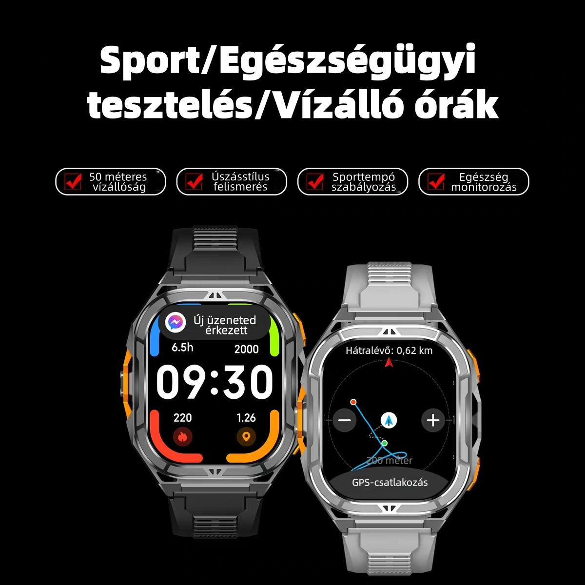 Új sportegészségügyi monitorozó óra