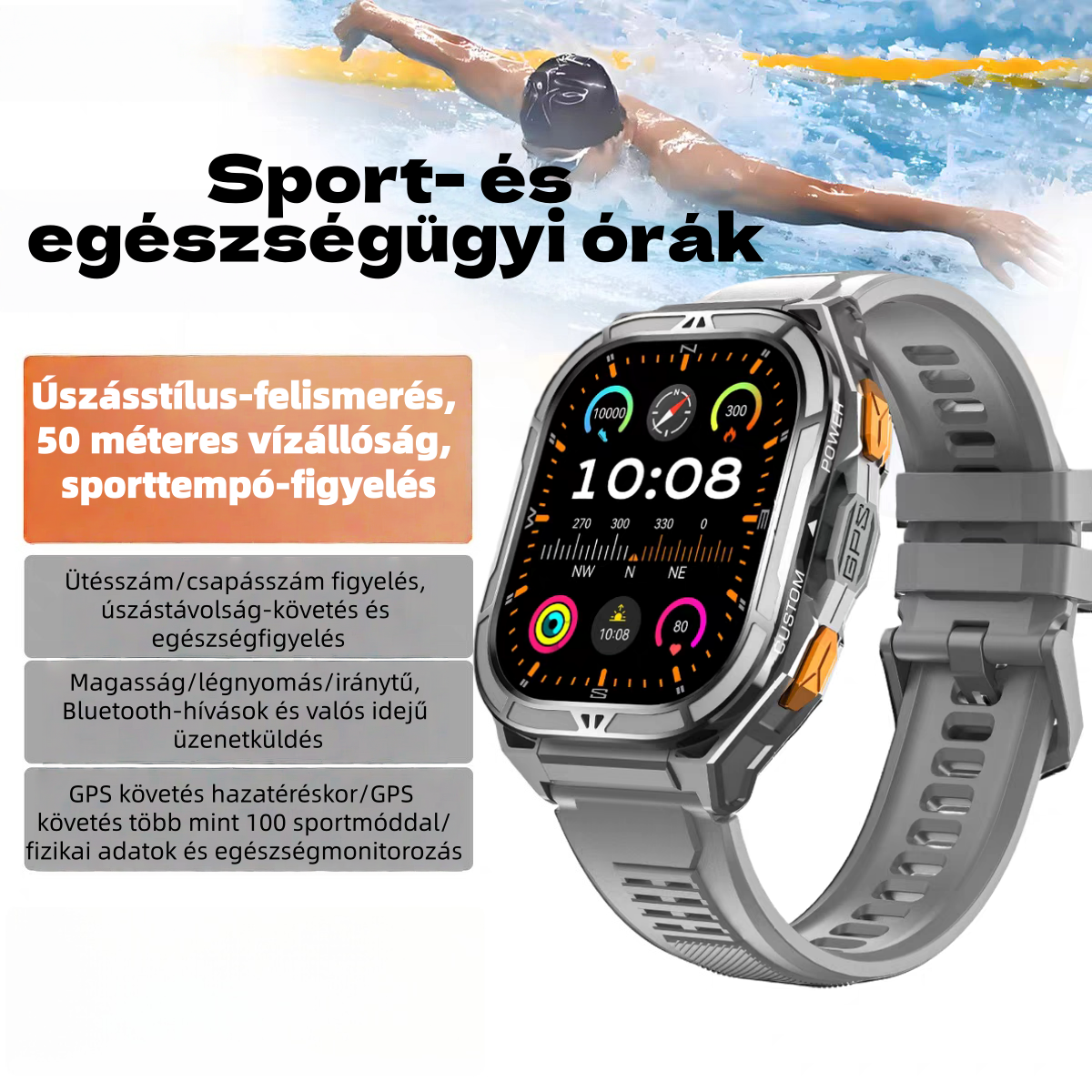 Új sportegészségügyi monitorozó óra