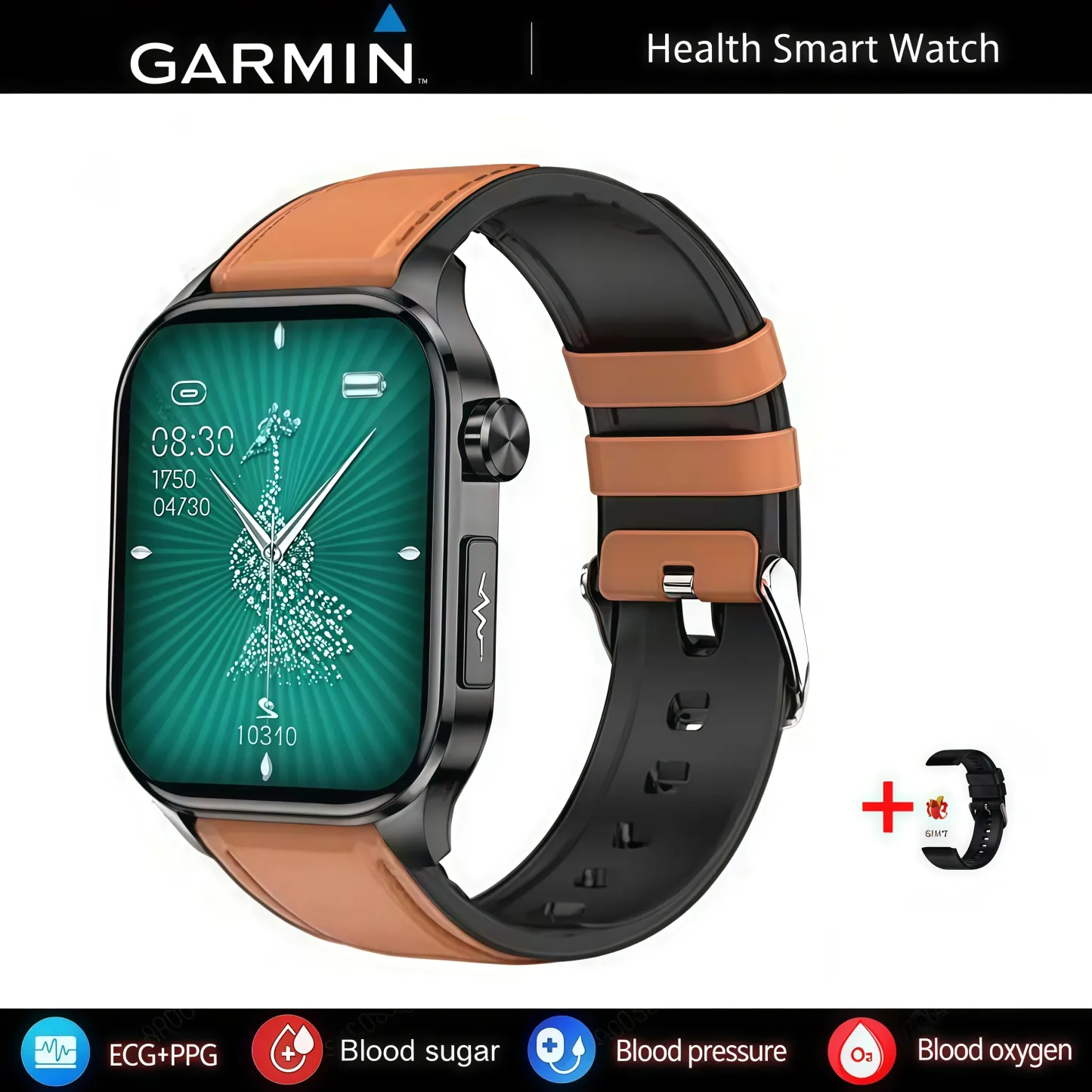 GARMIN AI egészségfigyelő okosóra ⌚️ 2026-os új frissítés! EKG + PPG intelligens mérés – vércukor, vérzsír és húgysav egy órában 🏃‍♂️