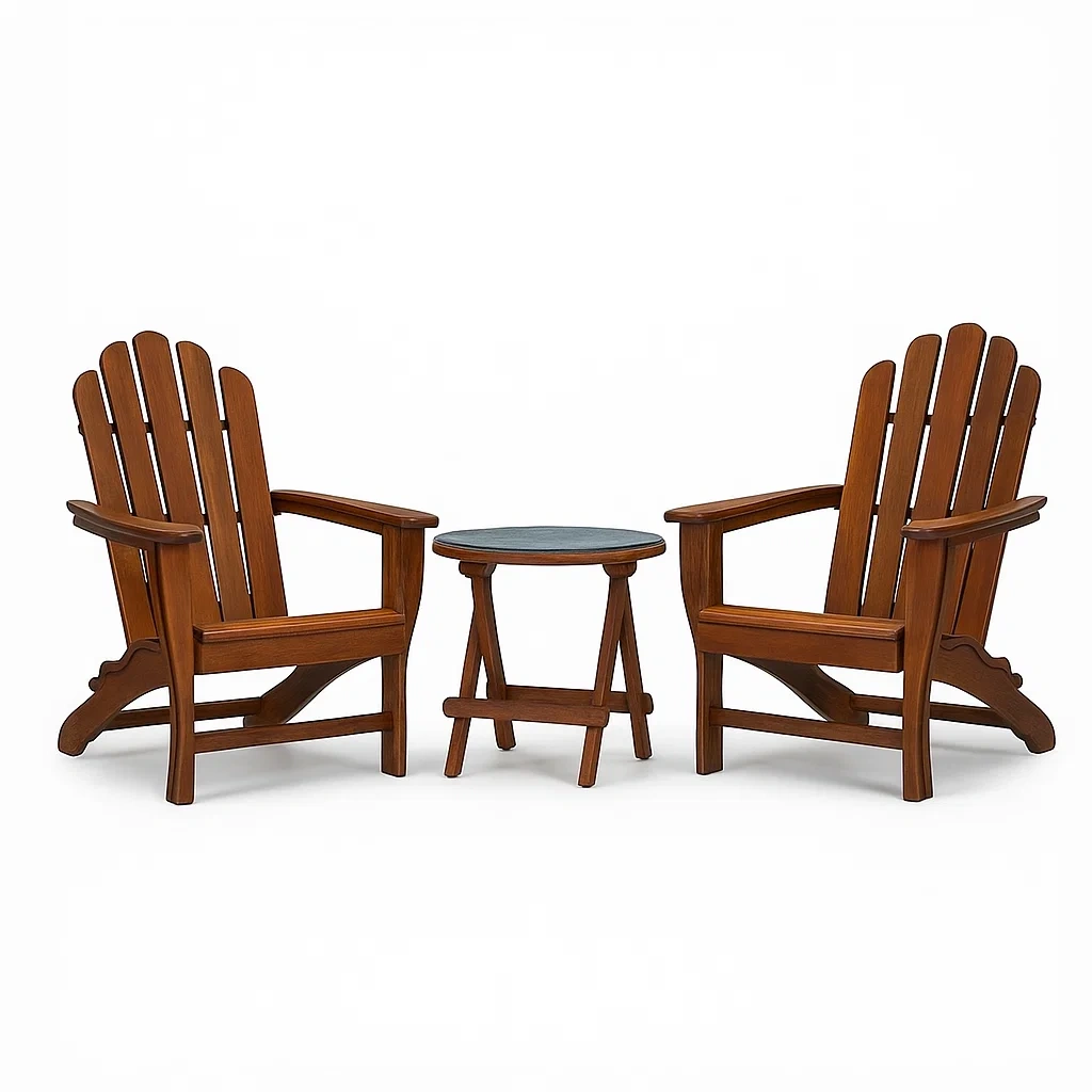 Mobilier de terrasse,Ensemble de chaises Adirondack