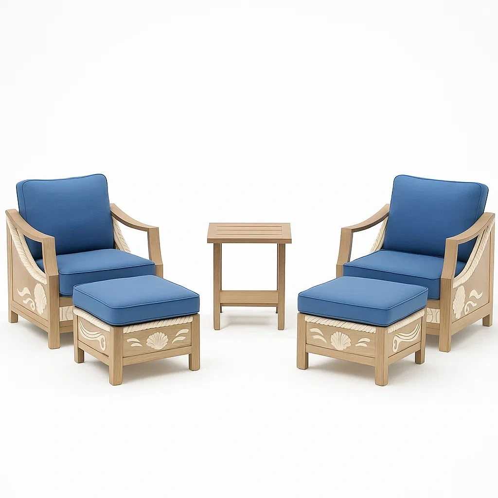 Mobilier de terrasse,Ensemble de mobilier de détente pour terrasse