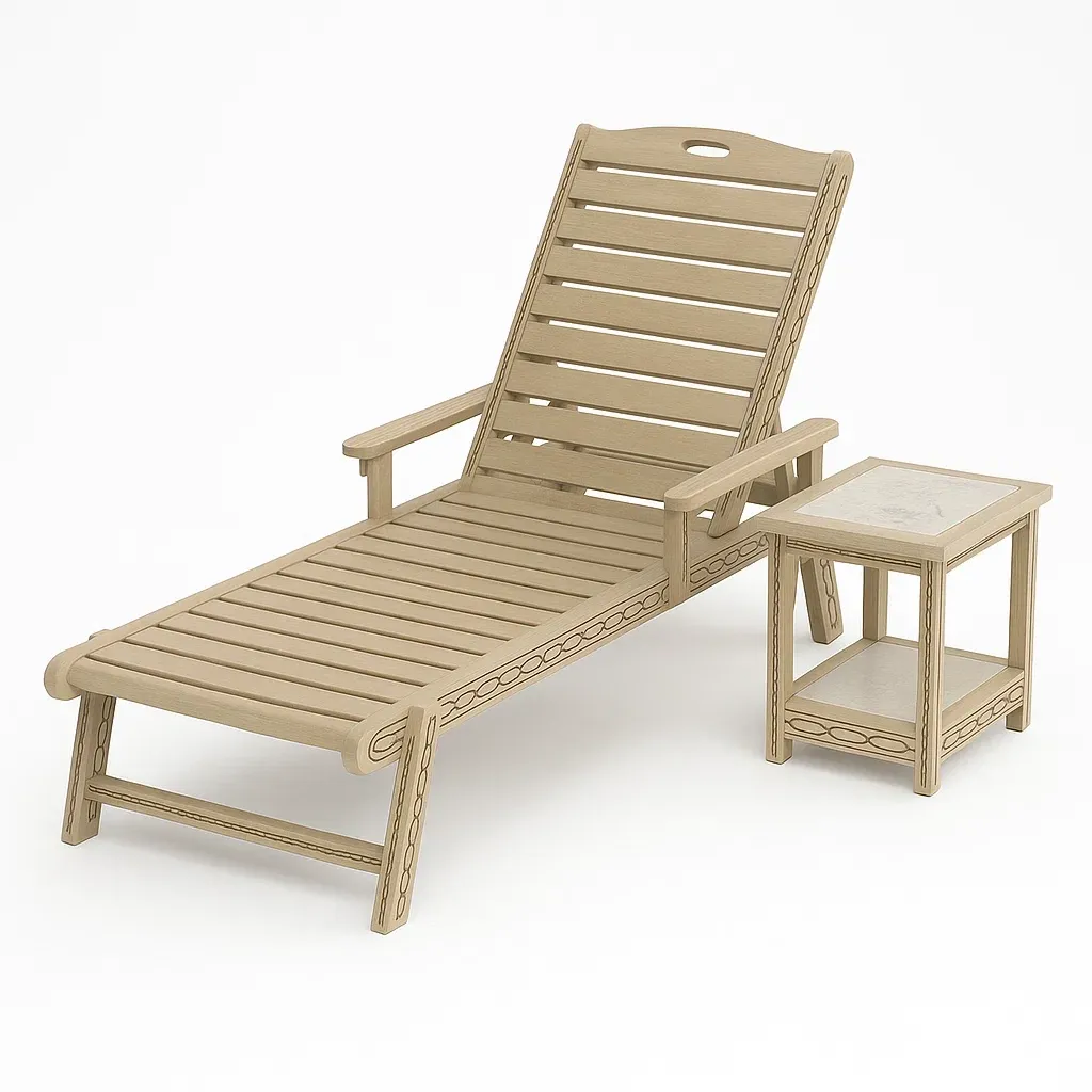 Mobilier de terrasse,Ensemble de chaises longues de terrasse