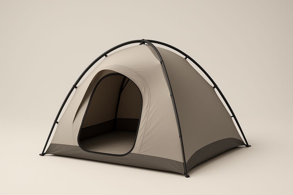 Tente de camping dôme 2 personnes Beige-Nordlinea