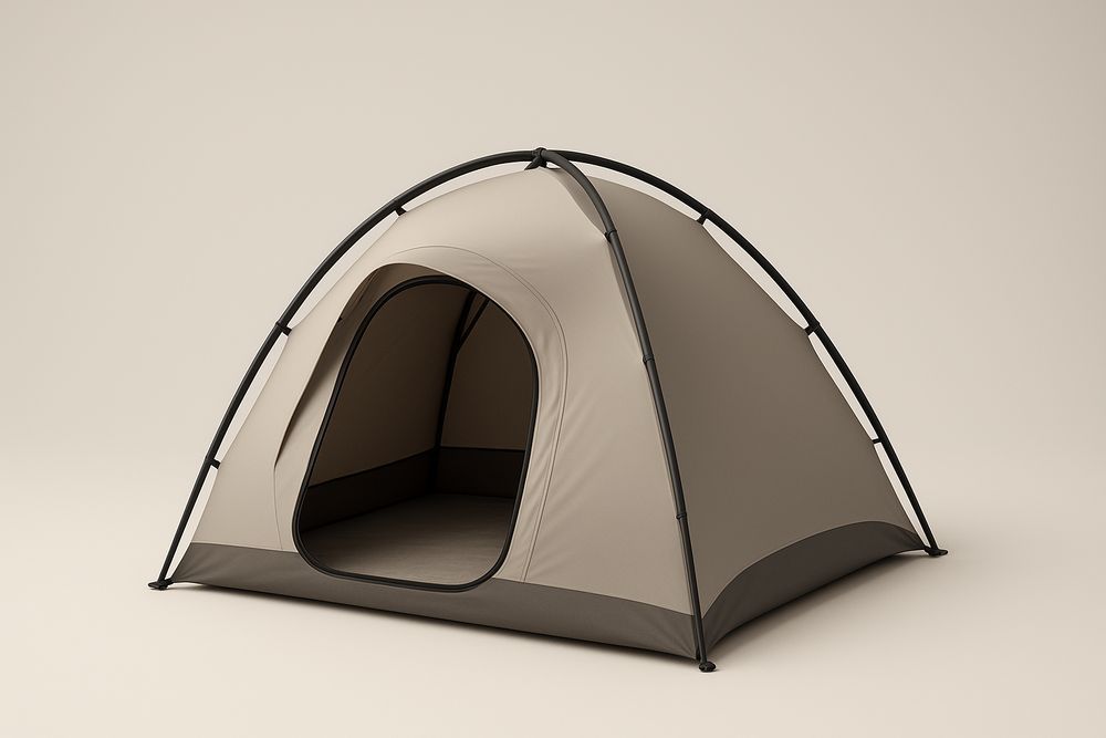 Tente de camping dôme 2 personnes Beige-Nordlinea