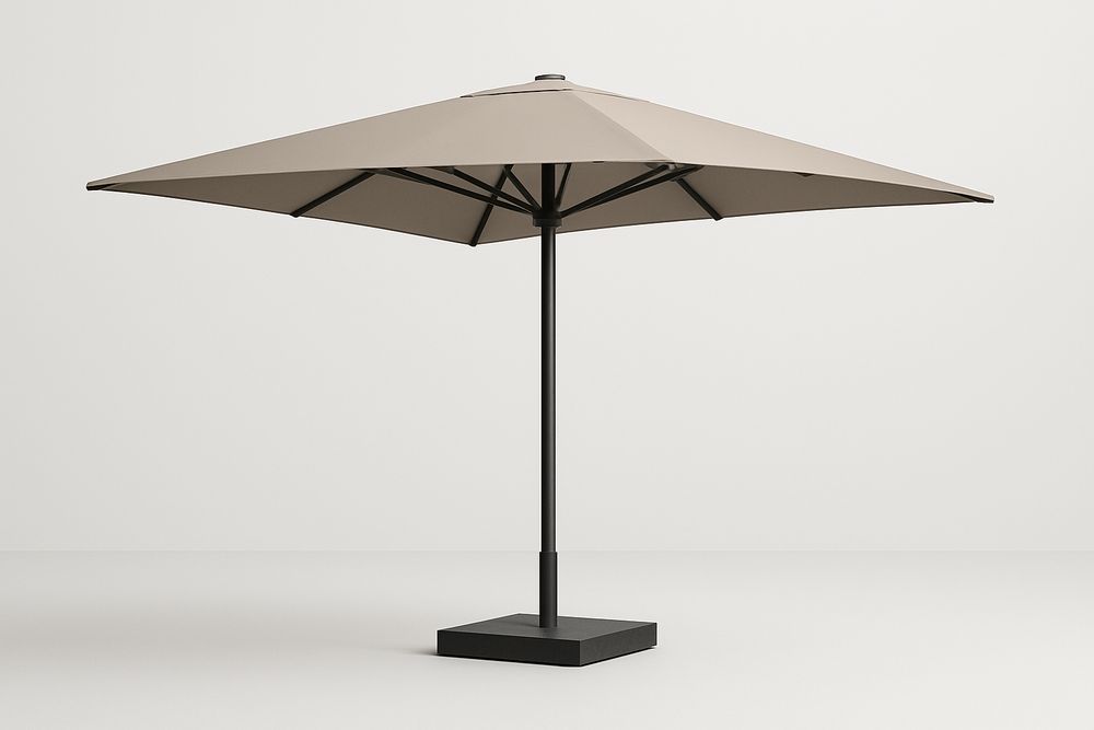 Parasol octogonal 3m polyester Beige aluminium-Nordlinea
