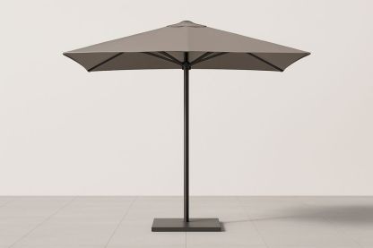 Parasol rectangulaire en métal et polyester Taupe 300 cm-Nordlinea