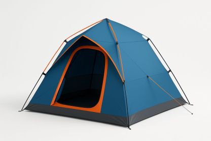Tente de camping dôme 3 personnes en polyester avec cadre en fibre de verre-Nordlinea