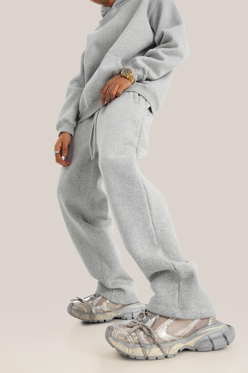 EVELLYHOOTD 600GSM Straight-Leg & Cuffed Baggy Fleece Sweatpants &ndash; Unisex Retro Streetwear for Spring Fall Winter | Soft & Cozy Fit【2025 New Drop】