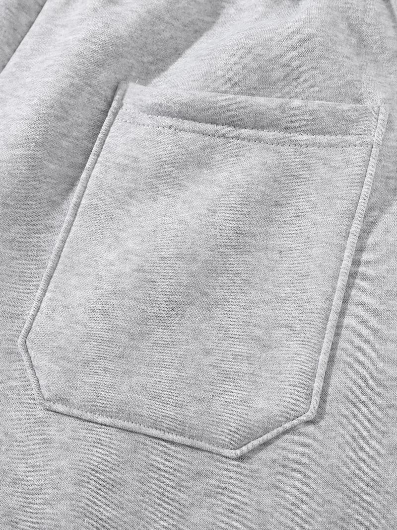 2-Piece Men's Solid Fashion Sweatpants, Versatile Year-Round Wear, Ideal for Autumn and Winter