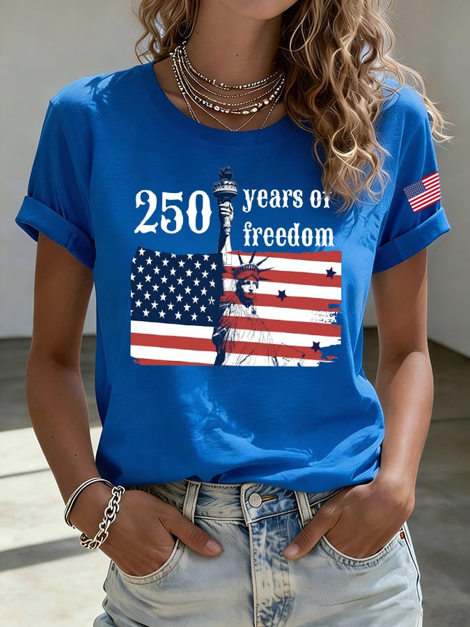 Women's Casual U.S. 250th Anniversary T-Shirt