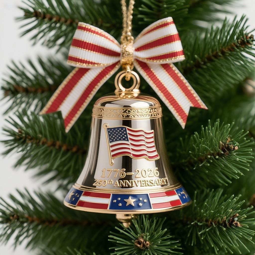 🏆 250th Anniversary US Bell Ornament