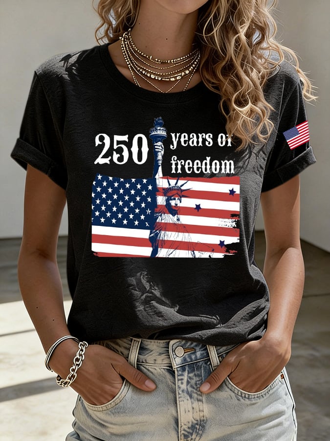 Women's Casual U.S. 250th Anniversary T-Shirt