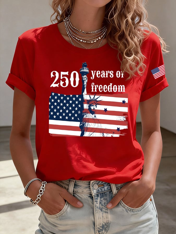 Women's Casual U.S. 250th Anniversary T-Shirt