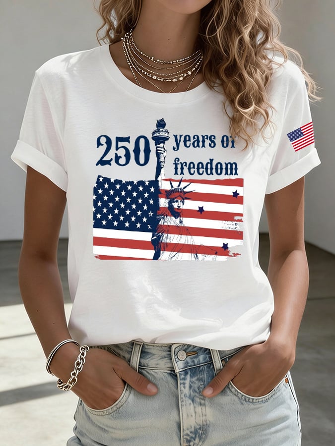 Women's Casual U.S. 250th Anniversary T-Shirt
