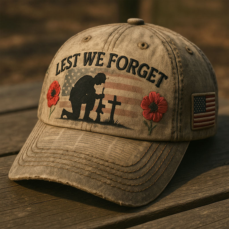 Memorial Day Print Hat