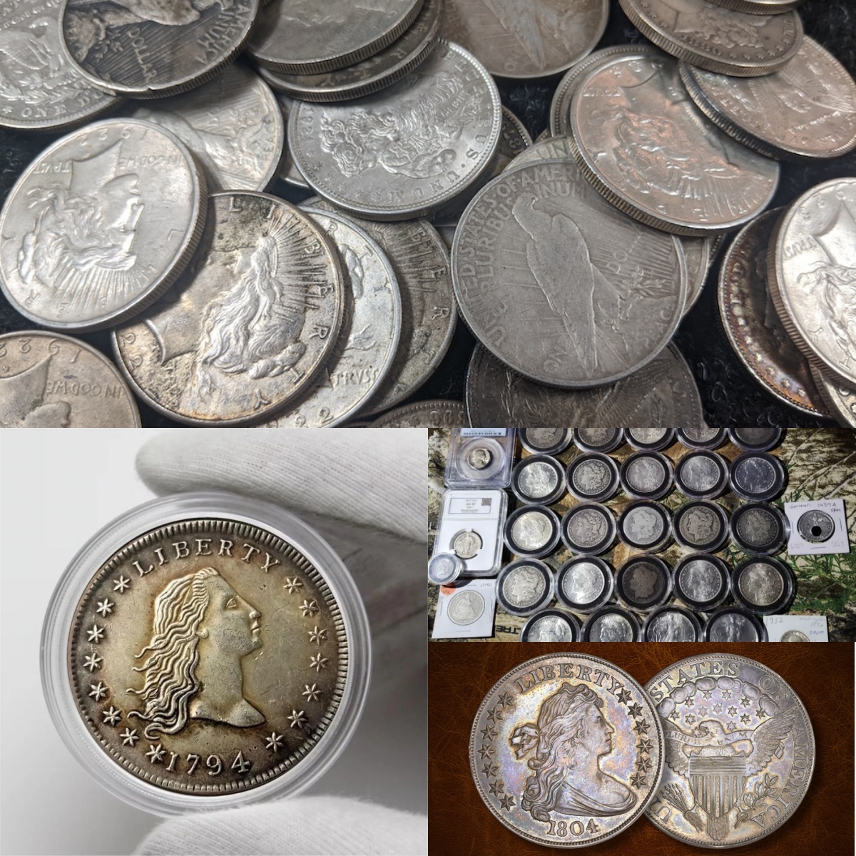 [Complete Set]1794-1804 Flowing Hair Dollar [11 PCS]