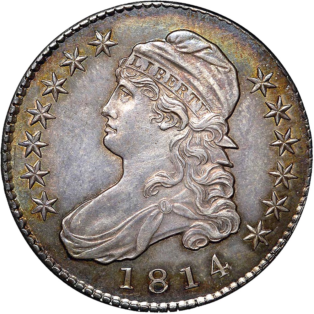 Last 5 sets!!! 1807-1836 50c Liberty Hooded Bust Engraved Edge Silver Dollar