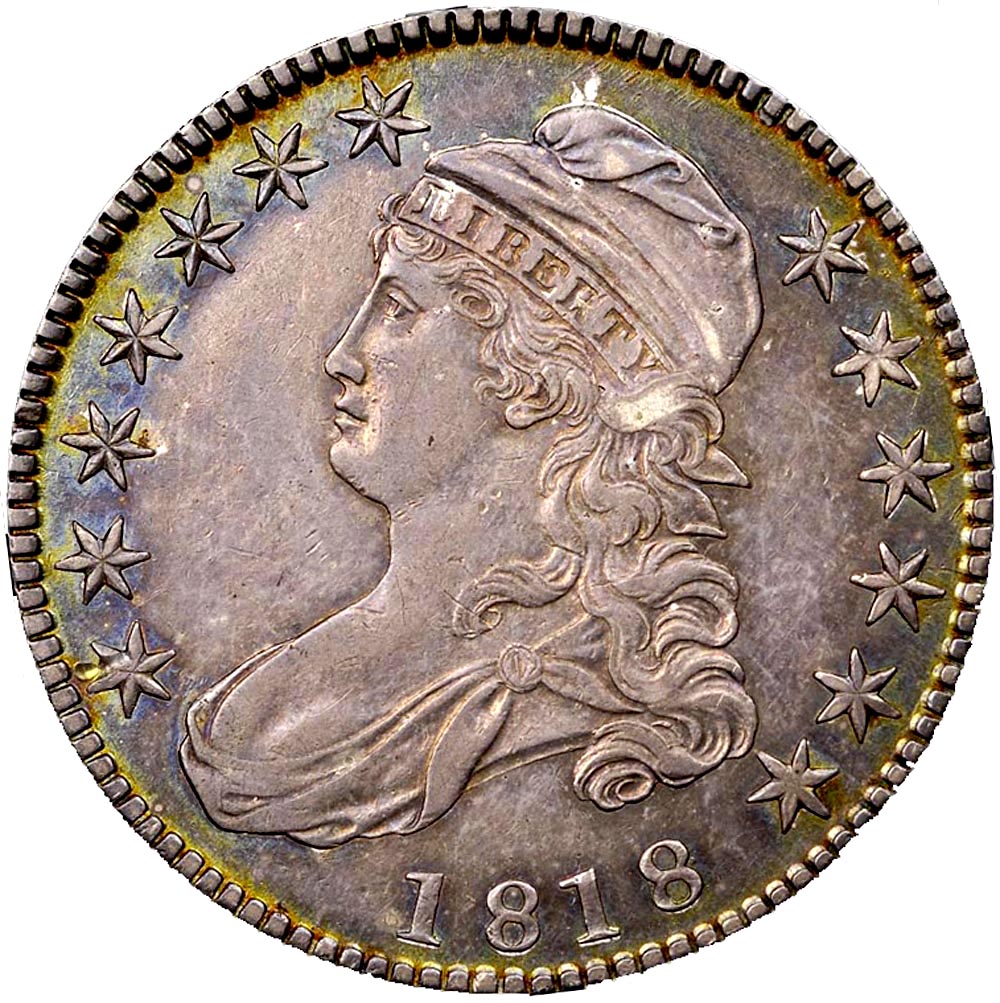 Last 5 sets!!! 1807-1836 50c Liberty Hooded Bust Engraved Edge Silver Dollar