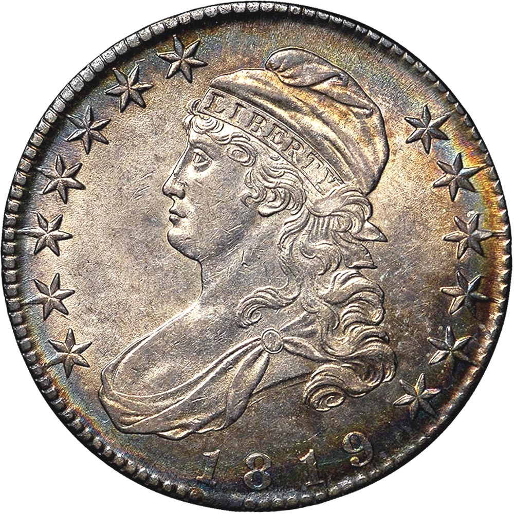 Last 5 sets!!! 1807-1836 50c Liberty Hooded Bust Engraved Edge Silver Dollar