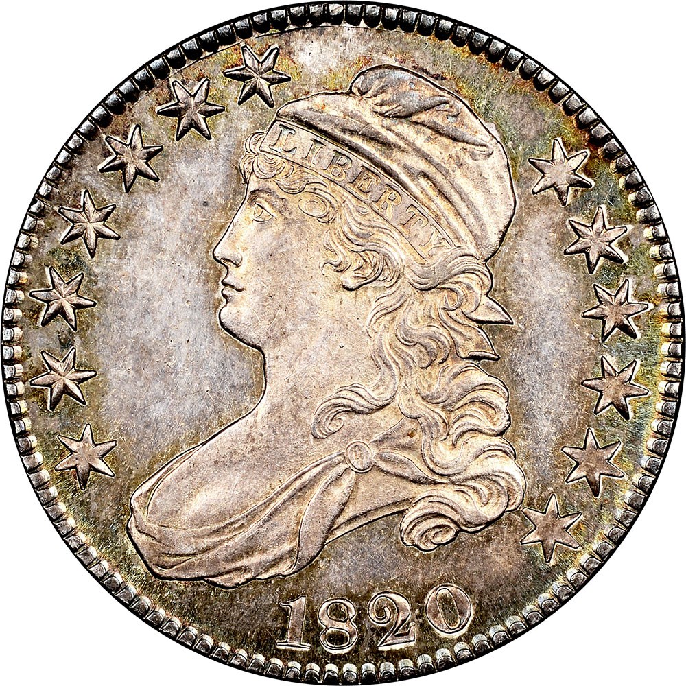 Last 5 sets!!! 1807-1836 50c Liberty Hooded Bust Engraved Edge Silver Dollar