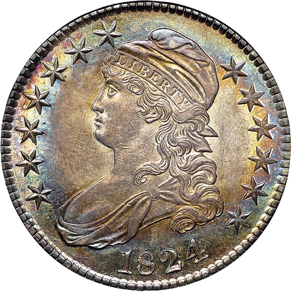 Last 5 sets!!! 1807-1836 50c Liberty Hooded Bust Engraved Edge Silver Dollar