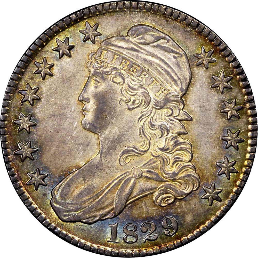 Last 5 sets!!! 1807-1836 50c Liberty Hooded Bust Engraved Edge Silver Dollar