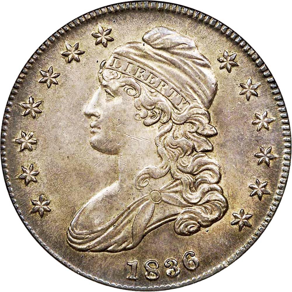 Last 5 sets!!! 1807-1836 50c Liberty Hooded Bust Engraved Edge Silver Dollar