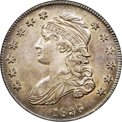 Last 5 sets!!! 1807-1836 50c Liberty Hooded Bust Engraved Edge Silver Dollar