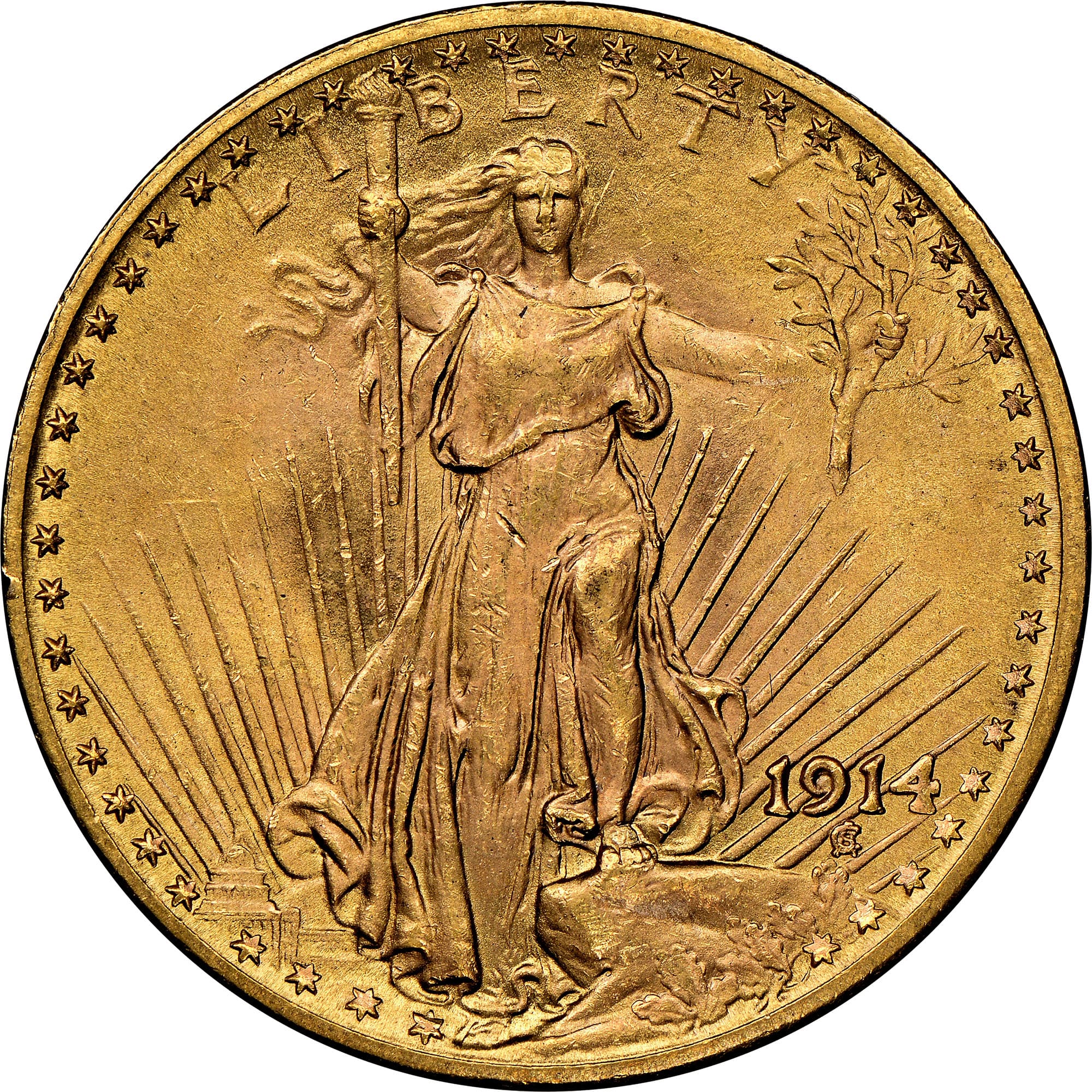 【Collector’s Set】1907-1933 Saint-Gaudens $20 Gold Double Eagle