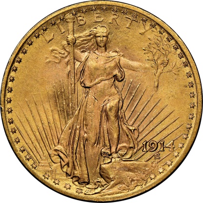 【Collector’s Set】1907-1933 Saint-Gaudens $20 Gold Double Eagle