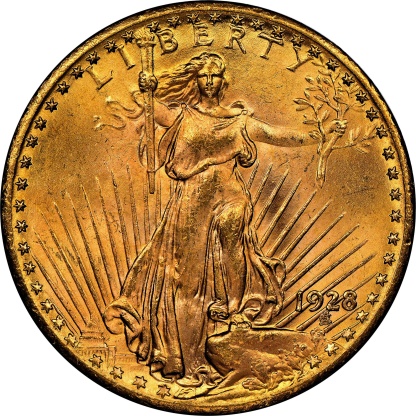 【Collector’s Set】1907-1933 Saint-Gaudens $20 Gold Double Eagle