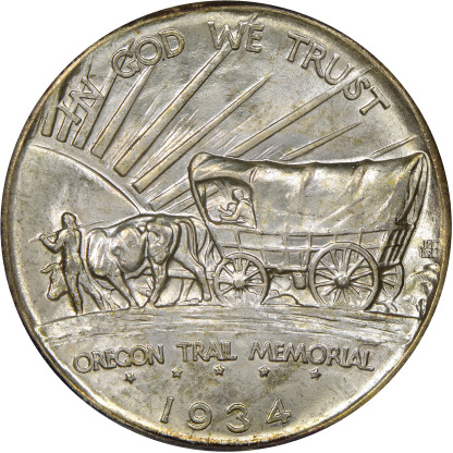 [Complete Set]1926-1939 Oregon Trail Commemorative Half-Dollar