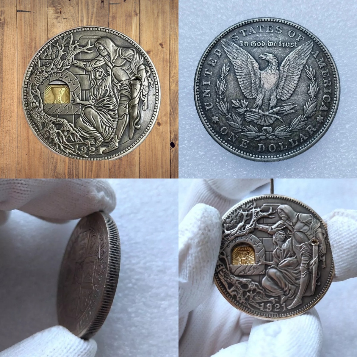 Wanderer Morgan Silver Dollar -- Movable Mechanical Coin
