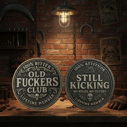 🏆Flash Sale 60% OFF - Old F*ckers Club – Lifetime Member Coin