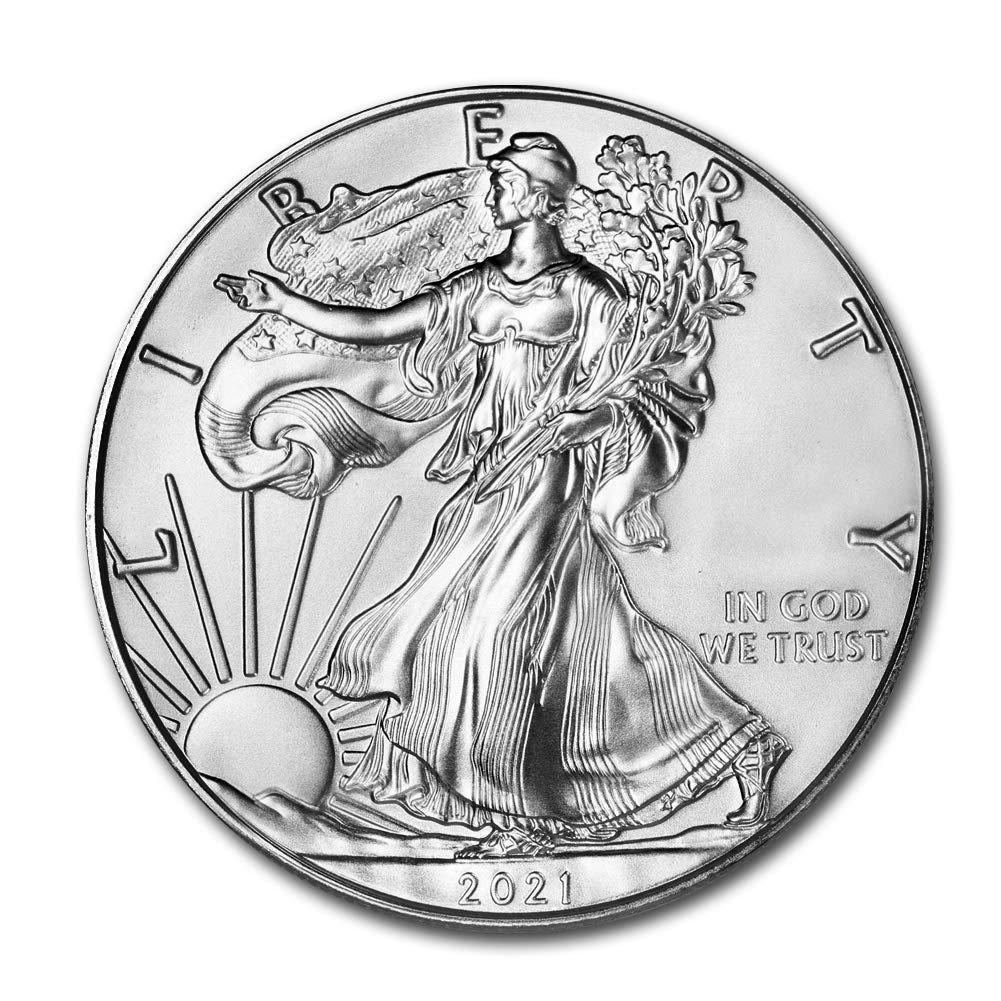 2021 1 oz American Silver Eagle BU (Today is only USD19.99)