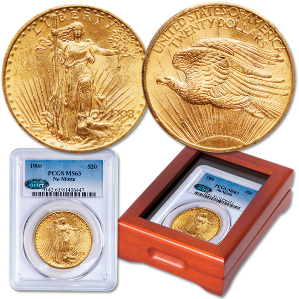 【Collector’s Set】1907-1933 Saint-Gaudens $20 Gold Double Eagle