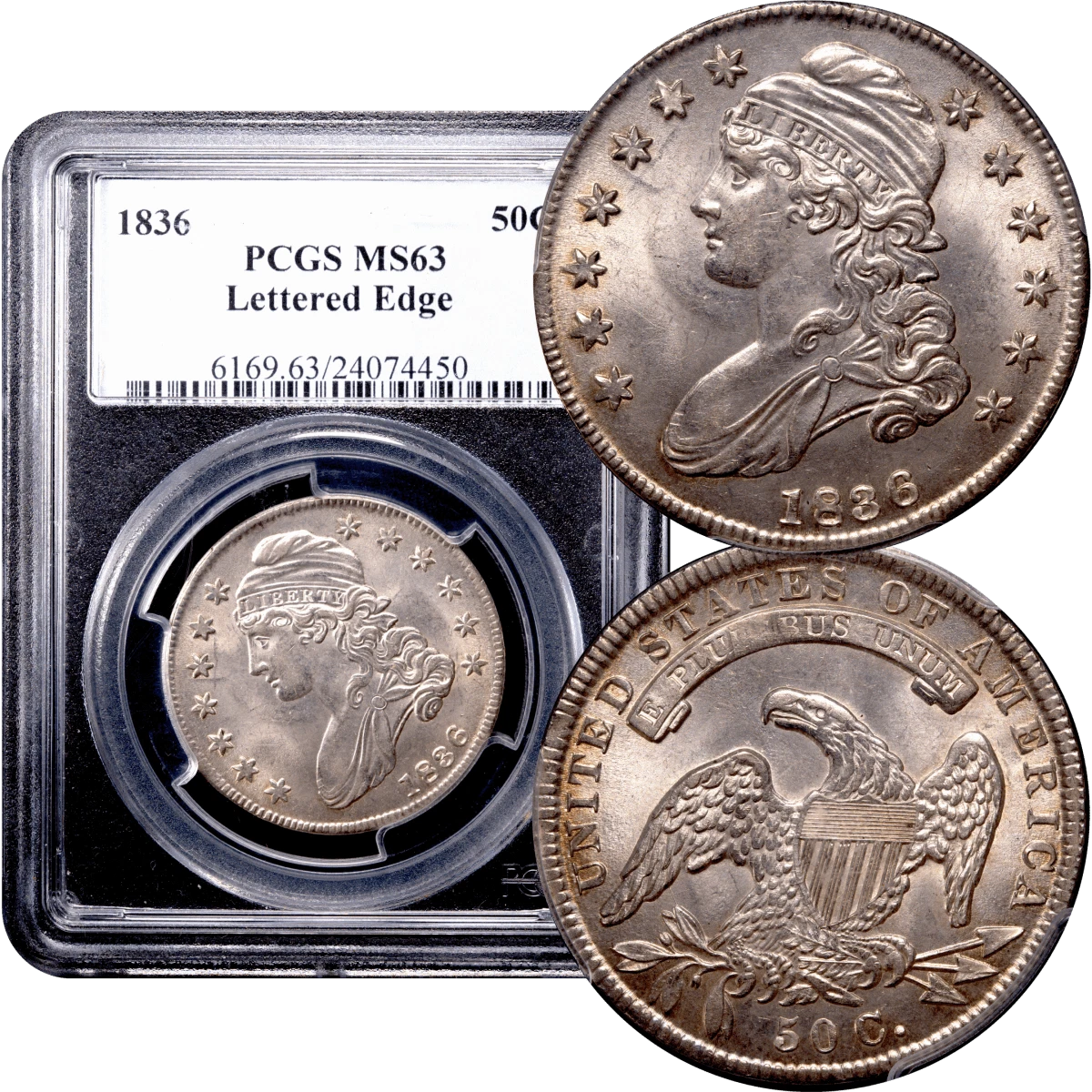 Last 5 sets!!! 1807-1836 Liberty Capped Bust Lettered Edge Half Dollars