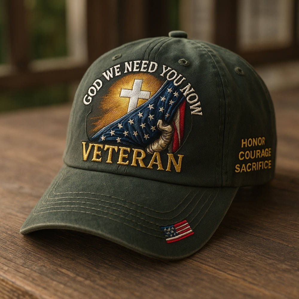 🎉Last Day Only $19.99 🇺🇸⭐ Faith & Honor Christian Cap🎁Free Gifts