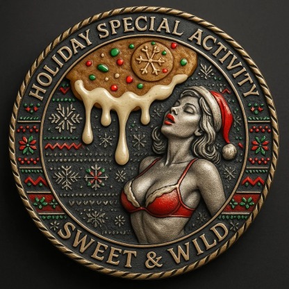 🏆Flash Sale 60% OFF - 🔥🎄 Cowboy Christmas Collectible Coin – “Biscuits, Whimsy & Holiday Wildness” 🎅🤠