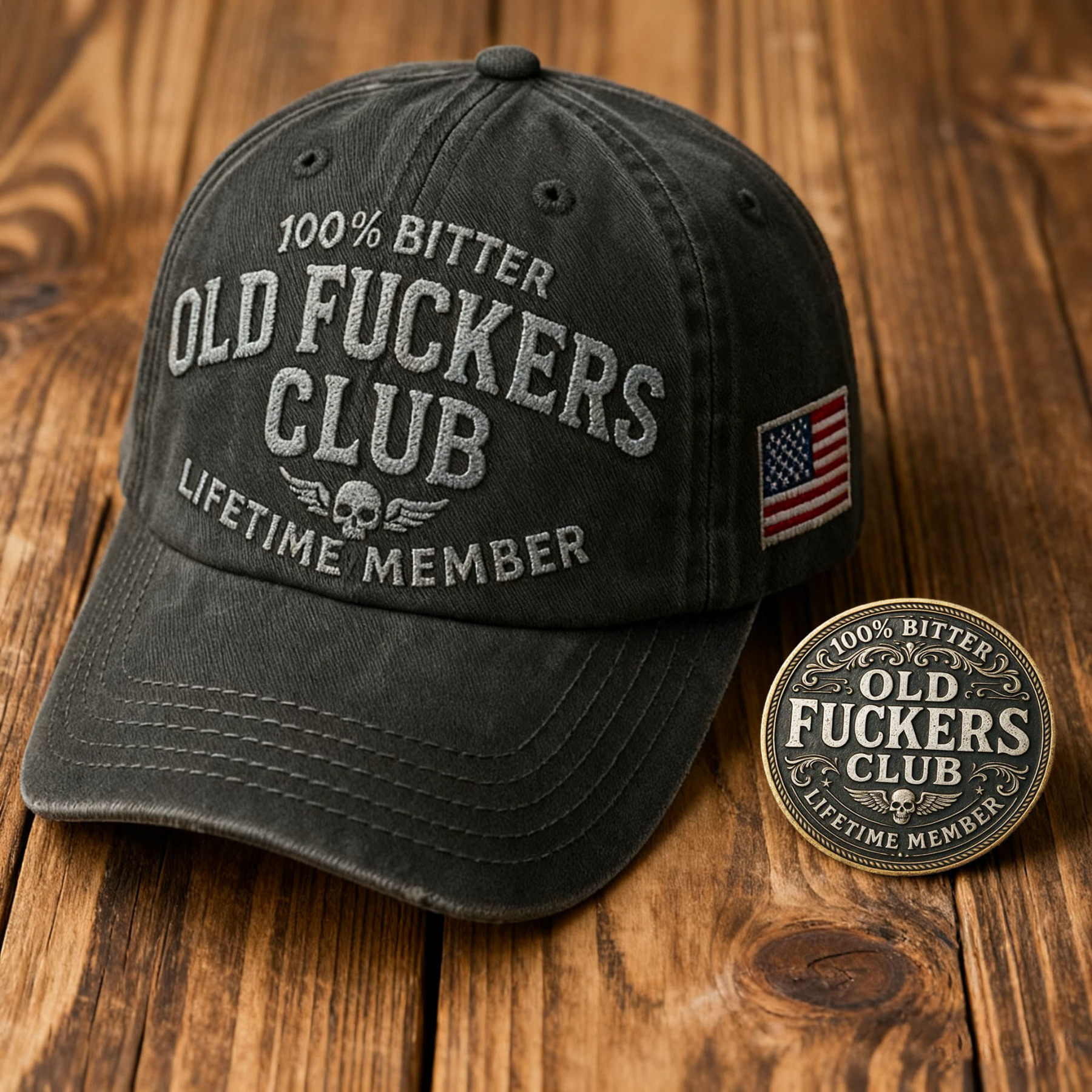 🎄Last Day Only $19.99 🧢Old Fuckers Club-Vintage Baseball Cap🎁Free G