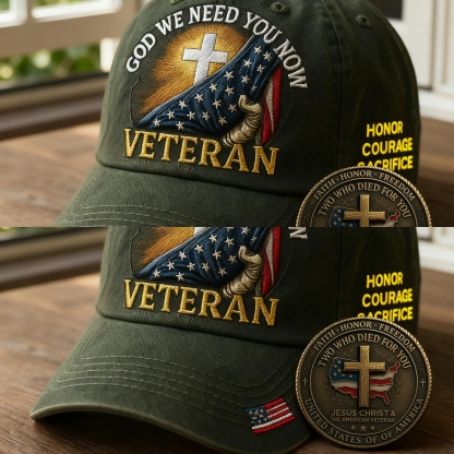 🎉Last Day Only $19.99 🇺🇸⭐ Faith & Honor Christian Cap🎁Free Gifts