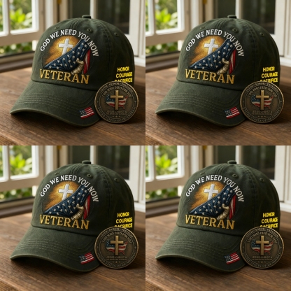 🎉Last Day Only $19.99 🇺🇸⭐ Faith & Honor Christian Cap🎁Free Gifts