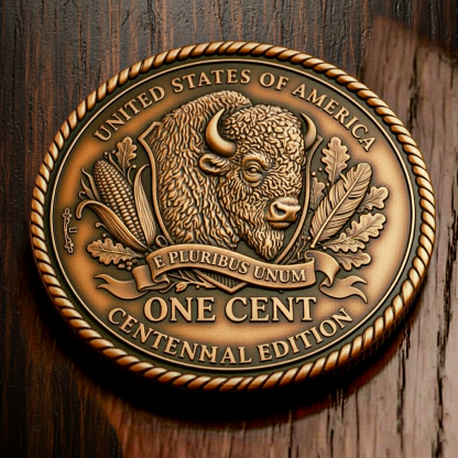 🏆Flash Sale 60% OFF - 🍻The Last Penny Commemorative Coin | Centennial Value Edition 🪙