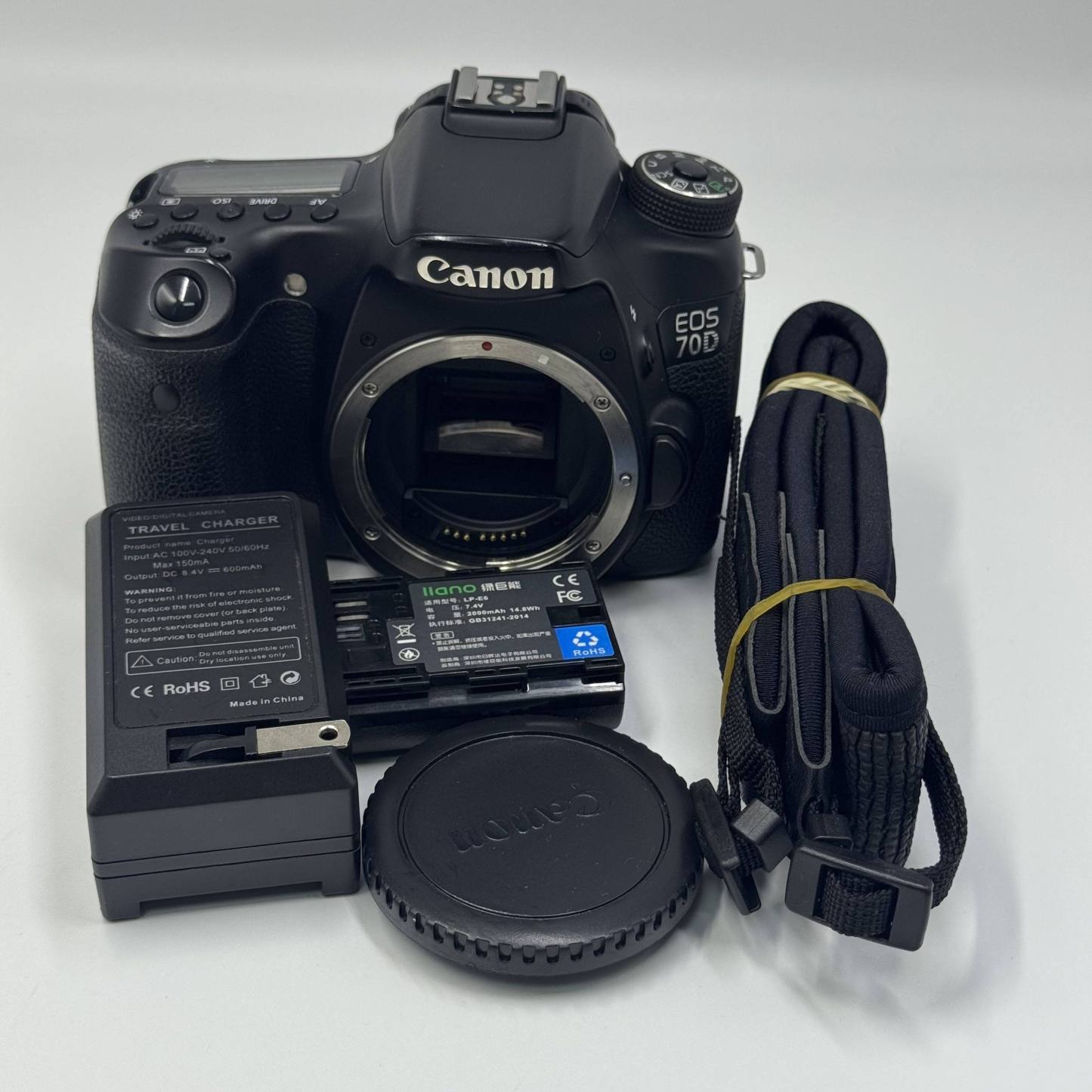 Canon EOS 70D 20.2MP Digital SLR Camera - Black (Body Only)