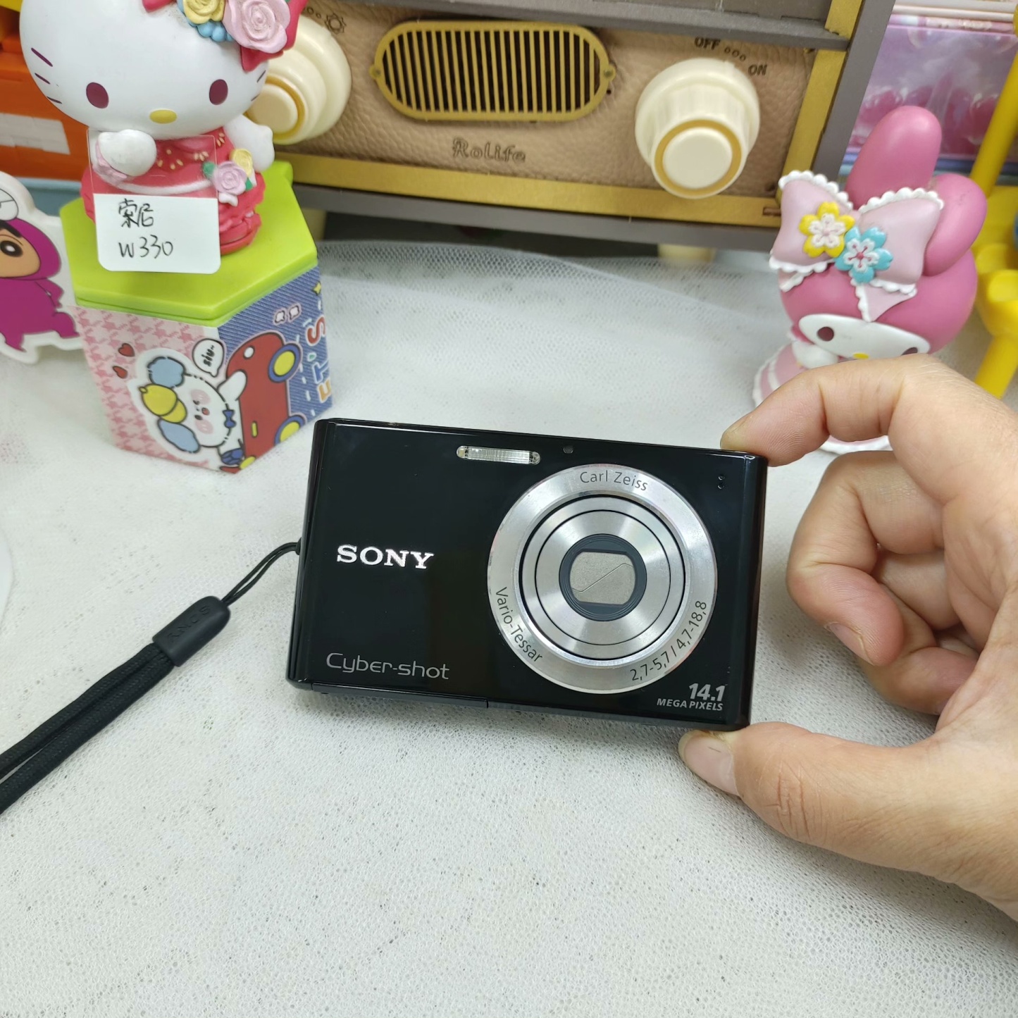 SONY Cyber-Shot DSC-W330 Digital Camera Black/Silver/Red/Blue - 14.1MP - Tested