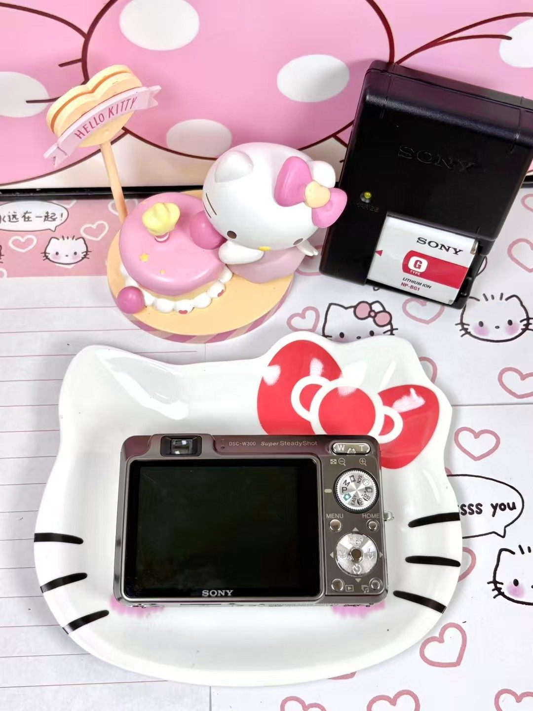 Sony Cyber-shot DSC-W300 13.6MP Digital Camera - Gray