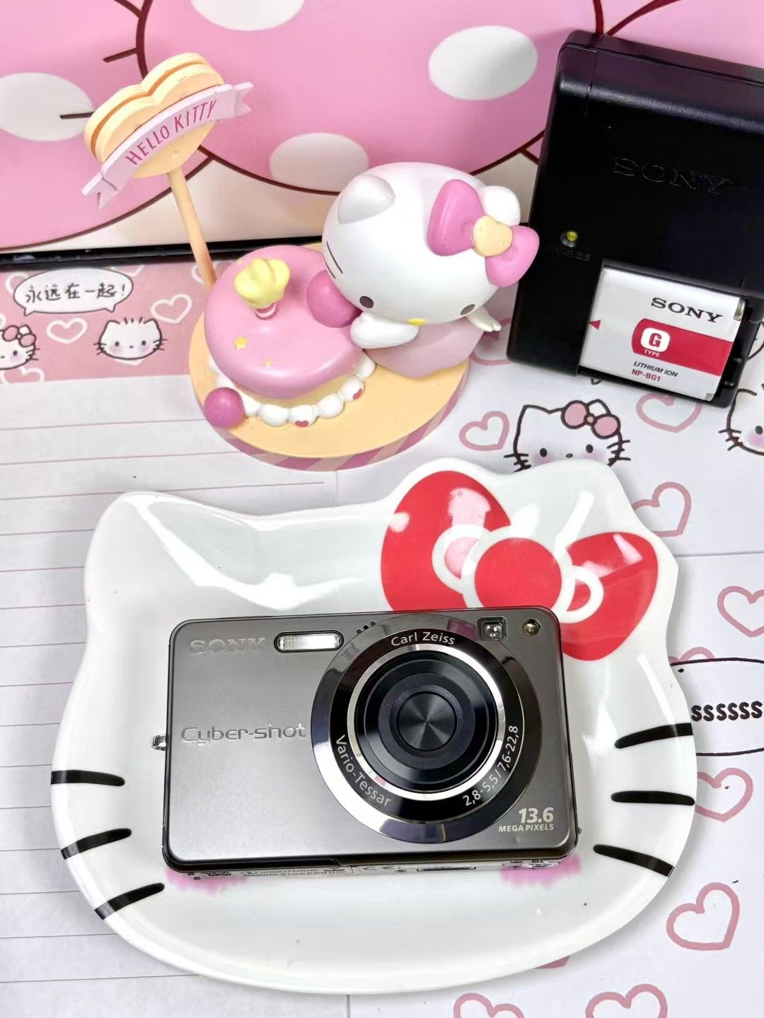 Sony Cyber-shot DSC-W300 13.6MP Digital Camera - Gray