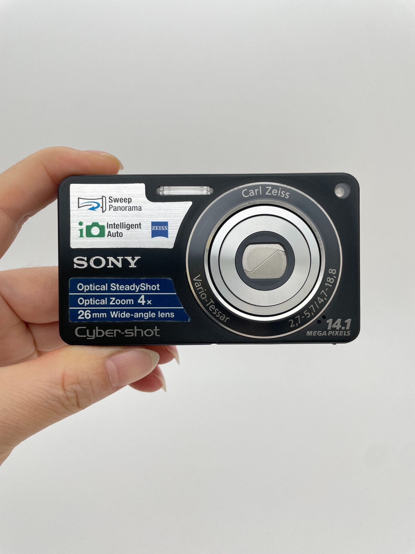 Sony DSC-W350 14.1MP 4x Optical Zoom Digital Camera Pink/Black/Silver Tested